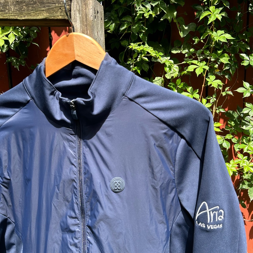 G/Fore G Fore G4 Mens Hybrid Golf Jacket Small Blue